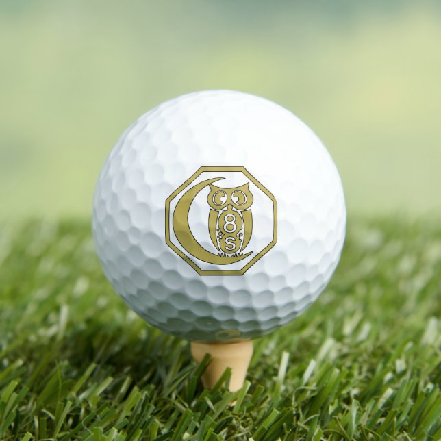 Golf Ball Old Gold Crest