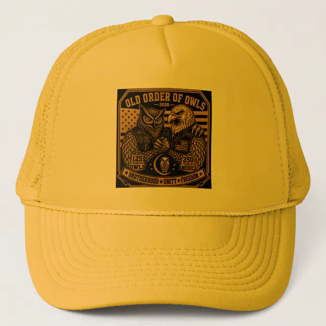 Owl Hat 125th / 250th — Yellow